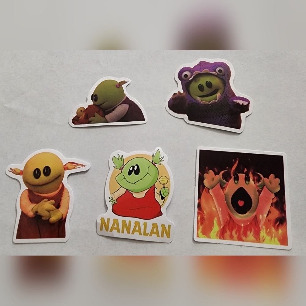 Mona Nanalan' Vinyl Sticker 5pk Nickelodeon